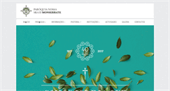 Desktop Screenshot of paroquiamonserrate.com