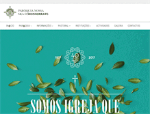 Tablet Screenshot of paroquiamonserrate.com